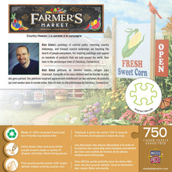 Farmer's Market - Country Heaven 750 Piece Jigsaw Puzzle (ONLINE ORDER ONLY)