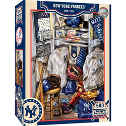 New York Yankees - Locker Room 500 Piece Jigsaw Puzzle (ONLINE ORDER ONLY)