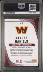 Graded 2024 Panini Donruss Optic Jayden Daniels #2 Primary Colors Rookie RC Football Card PSA 10 Gem Mint