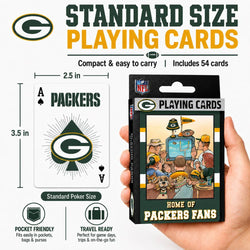 Green Bay Packers Fan Deck Playing Cards - 54 Card Deck