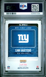 Graded 2025 Panini Instant Cam Skattebo #RPSFL3 RPS First Look Rookie RC Football Card PSA 10 Gem Mint