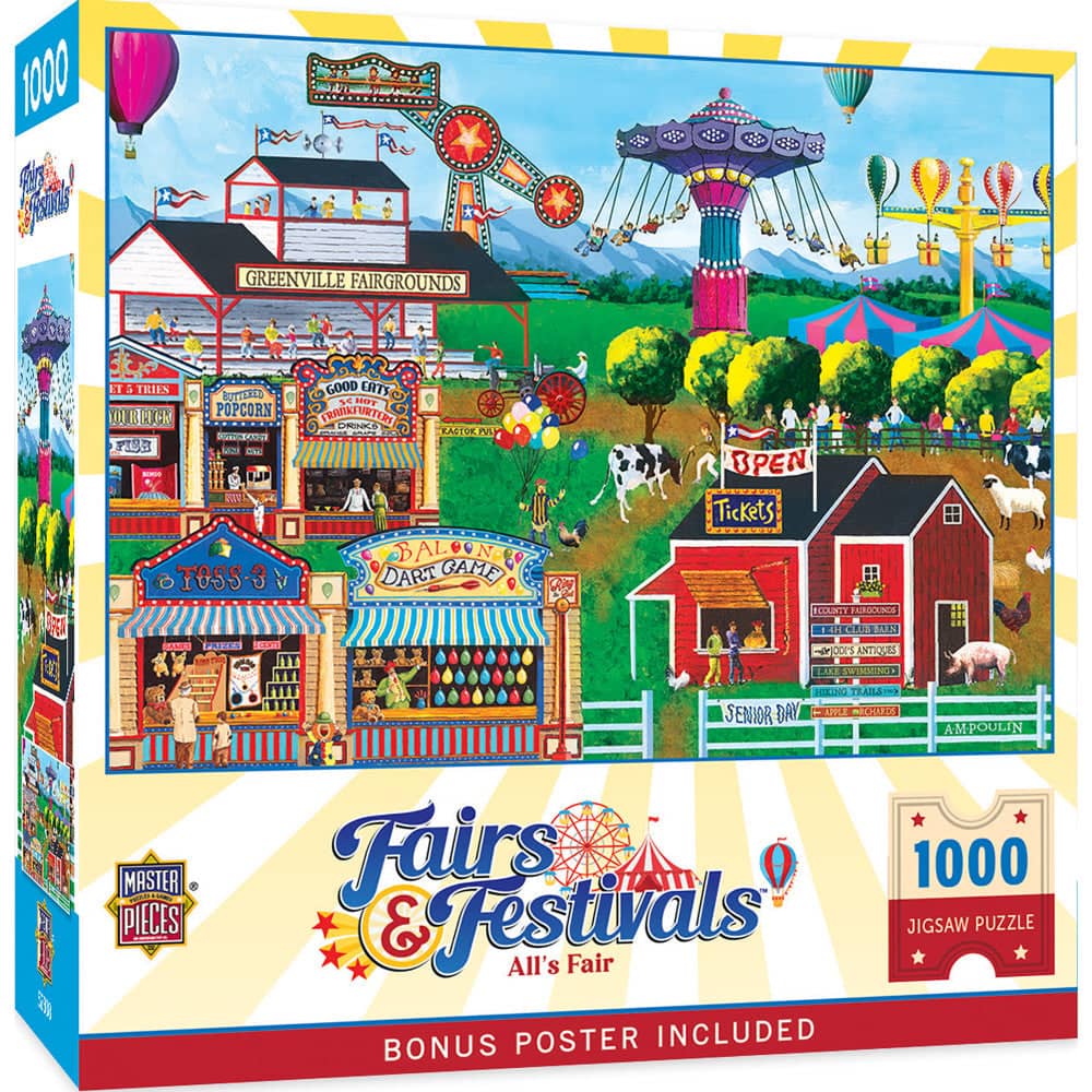 Fairs & Festivals - All's Fair 1000 Piece Jigsaw Puzzle