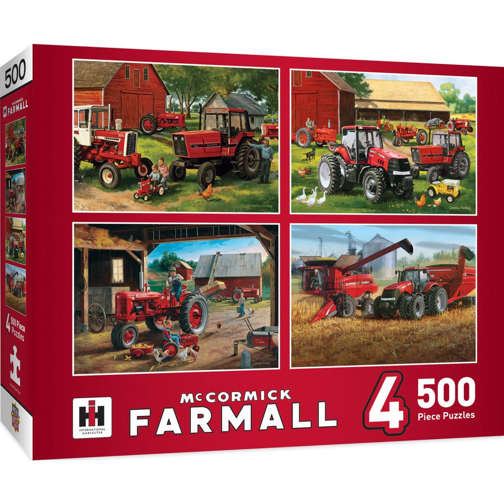 Farmall - 500 Piece Jigsaw Puzzles 4-Pack