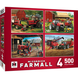 Farmall - 500 Piece Jigsaw Puzzles 4-Pack