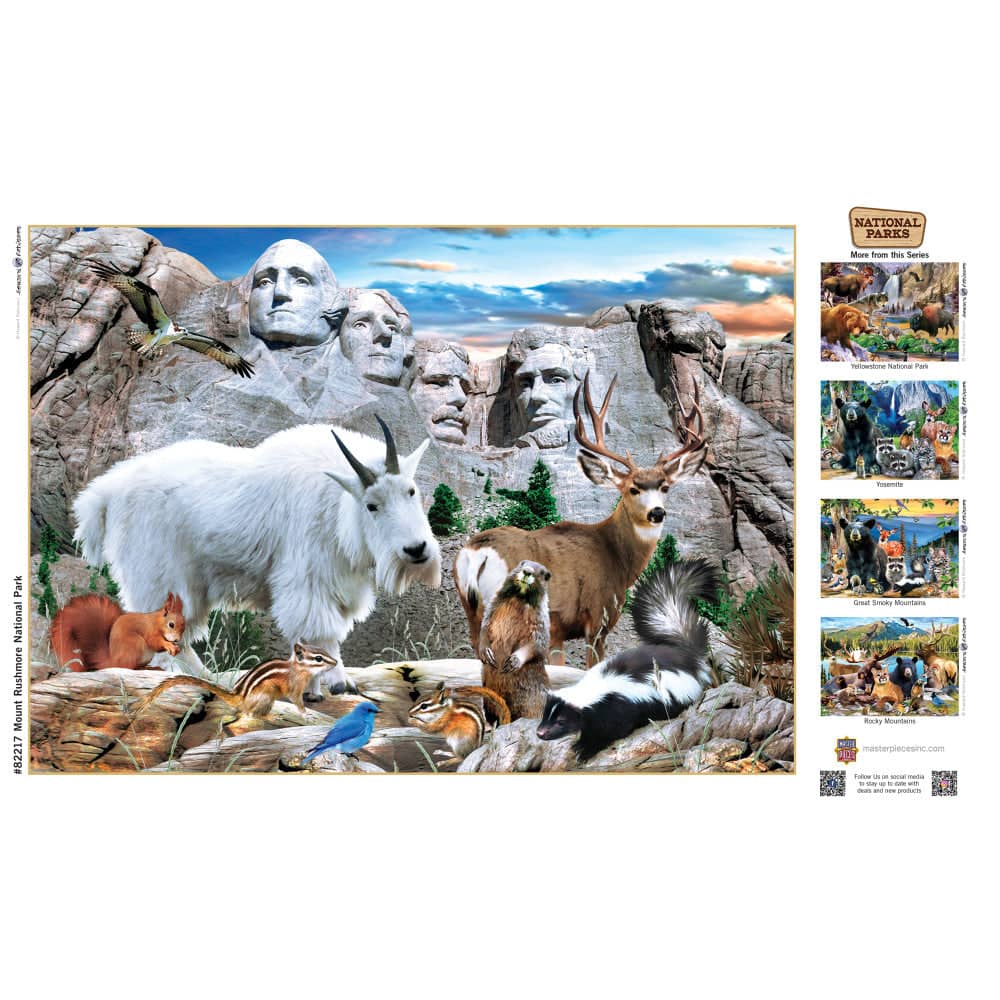 Mount Rushmore National Memorial 500 Piece Jigsaw Puzzle