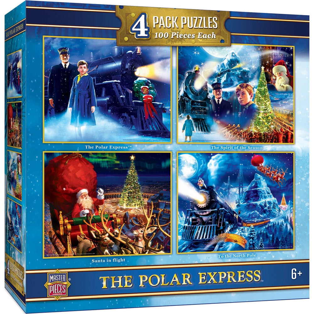 The Polar Express 100 Piece Jigsaw Puzzles 4-Pack