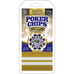 Baltimore Ravens 20 Piece Poker Chips (ONLINE ORDER ONLY)
