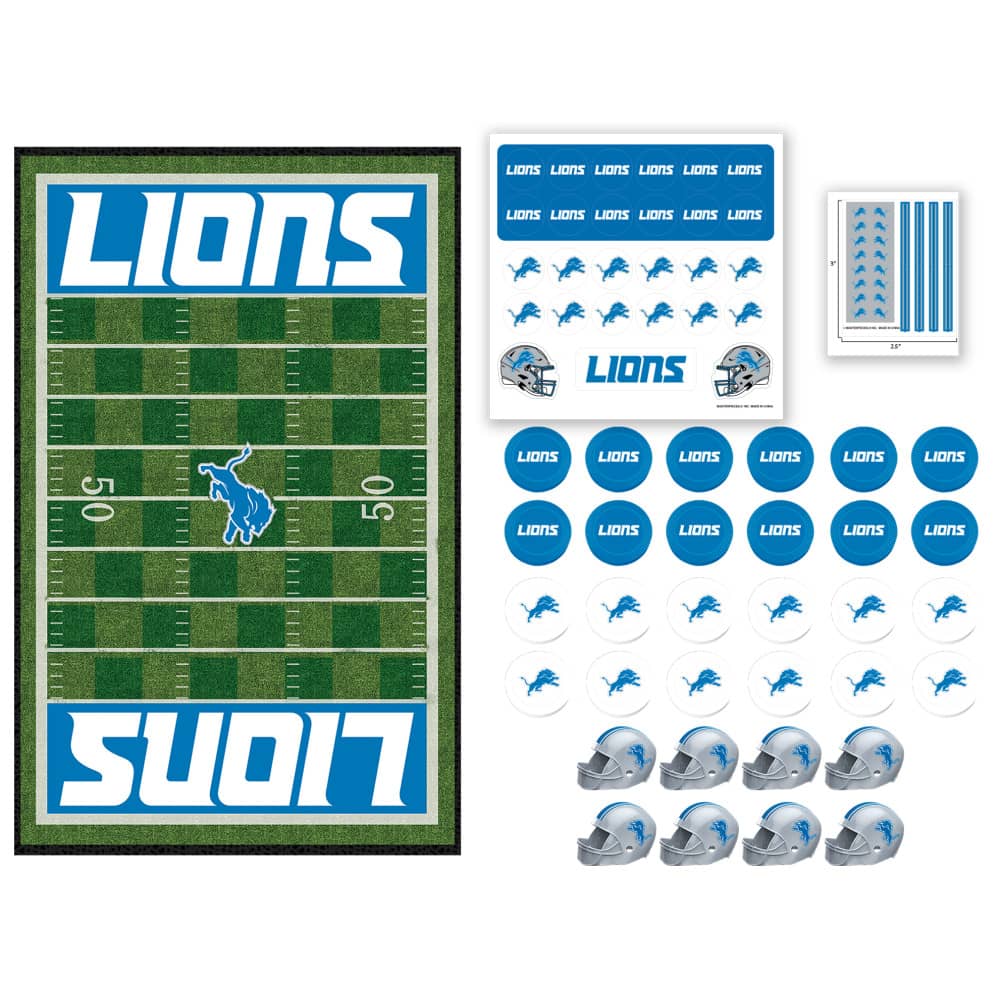 Detroit Lions Checkers Board Game