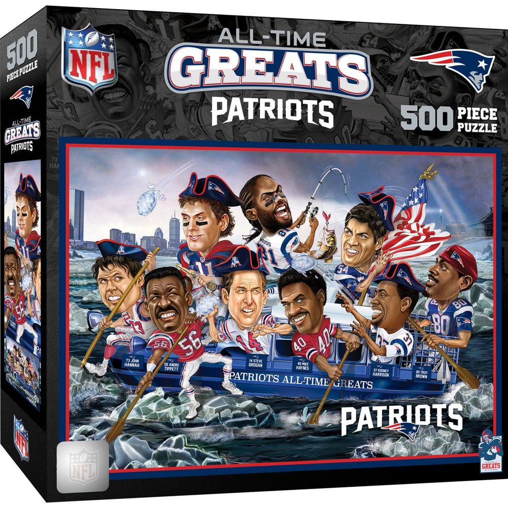 New England Patriots - All-Time Greats 500 Piece Jigsaw Puzzle