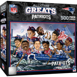 New England Patriots - All-Time Greats 500 Piece Jigsaw Puzzle