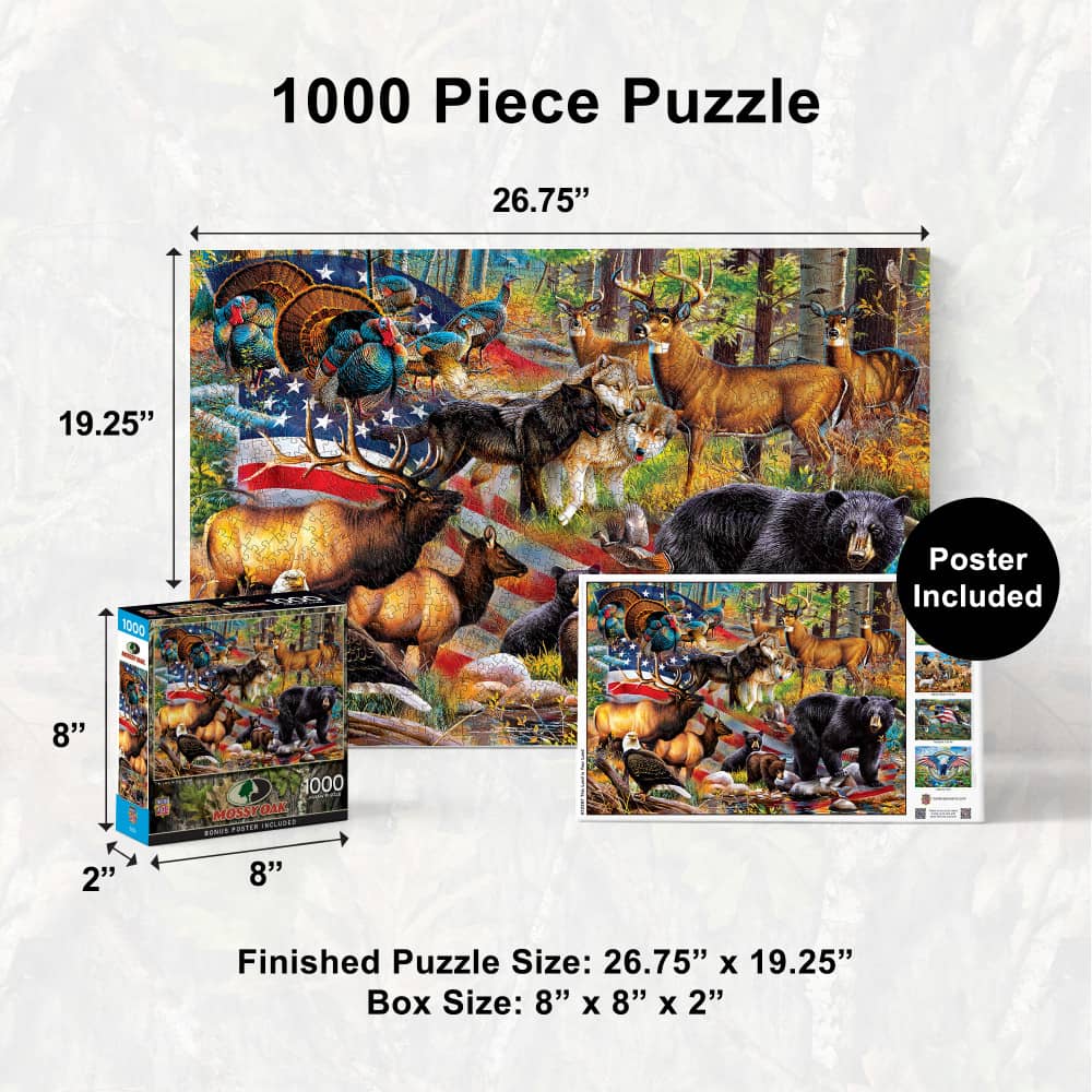 Mossy Oak - This Land is Your Land 1000 Piece Jigsaw Puzzle