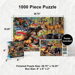 Mossy Oak - This Land is Your Land 1000 Piece Jigsaw Puzzle