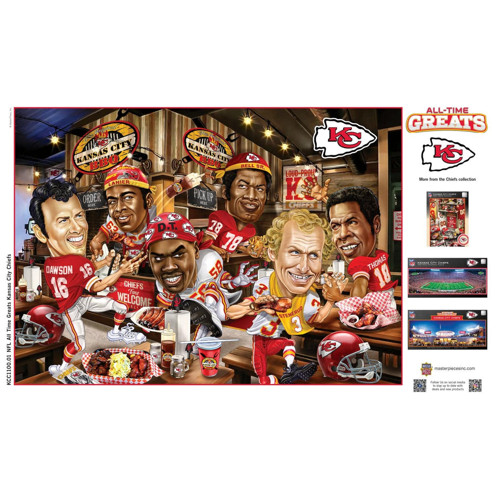 Kansas City Chiefs - All-Time Greats 500 Piece Jigsaw Puzzle
