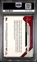 Graded 2025 Topps Now Kristian Campbell #20 Rookie RC Baseball Card PSA 8 Near Mint