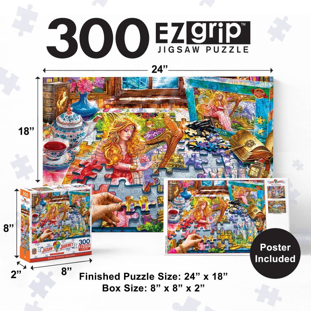 Jigsaw Journey - The Harp's Lullaby 300 Piece EZ Grip Jigsaw Puzzle