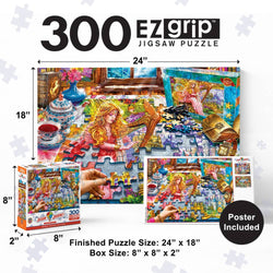 Jigsaw Journey - The Harp's Lullaby 300 Piece EZ Grip Jigsaw Puzzle