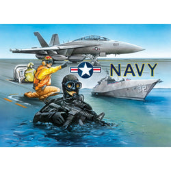 America's Navy - By Sea & Sky 1000 Piece Jigsaw Puzzle