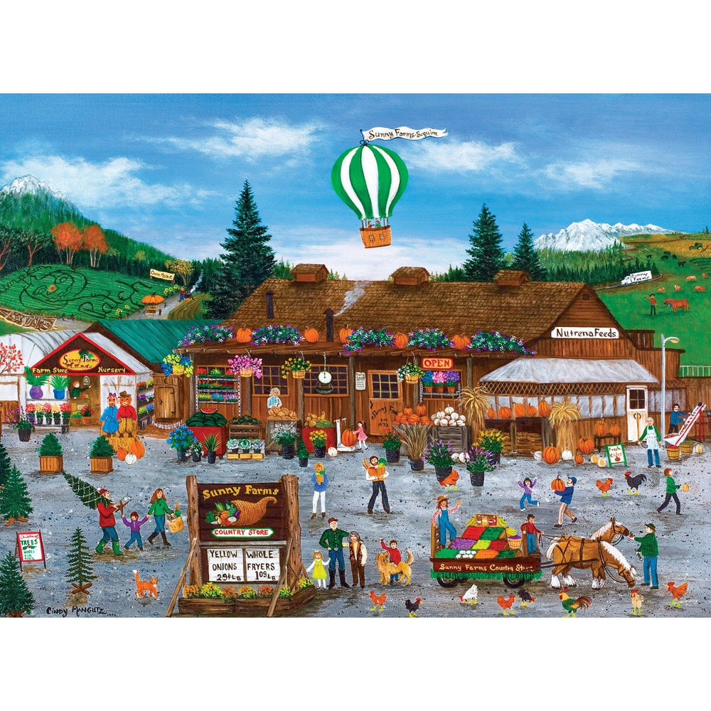 Folk Art Jigsaw Puzzle Collection - 12-Pack