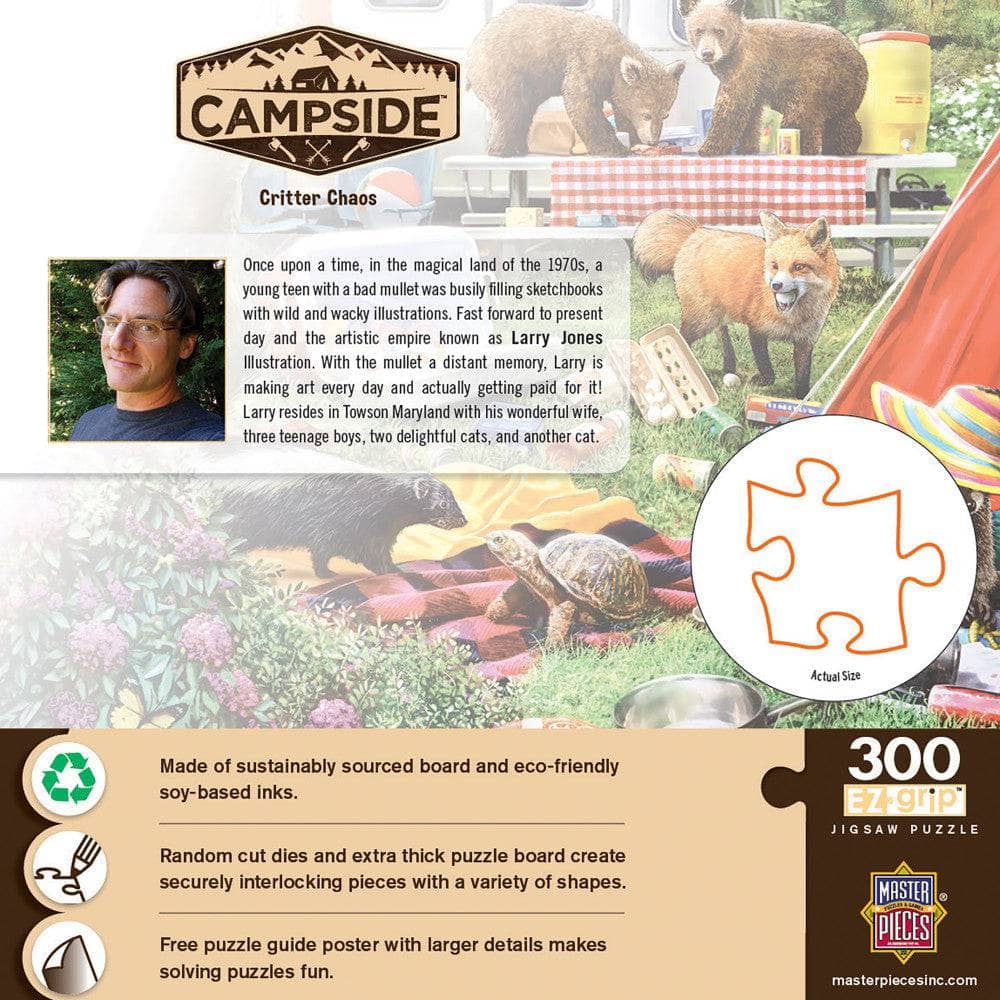 Campside - Critter Chaos 300 Piece EZ Grip Jigsaw Puzzle
