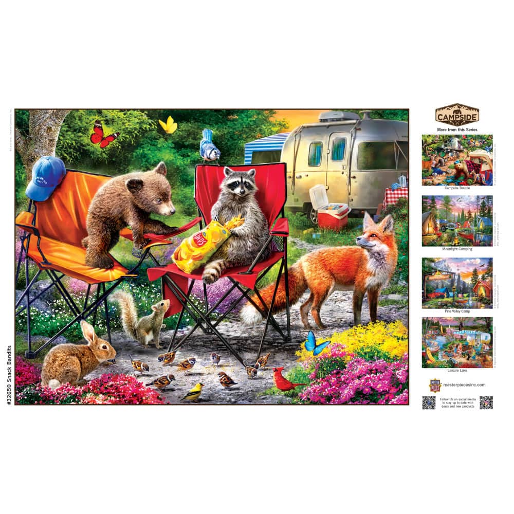 Campside - Snack Bandits 300 Piece EZ Grip Jigsaw Puzzle