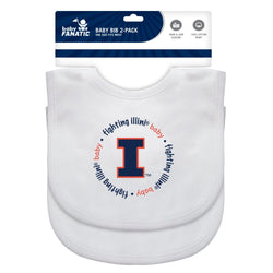 Illinois Fighting Illini - Baby Bibs 2-Pack