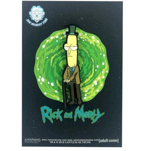 Zen Monkey: Professor Poopy Buttholel (SEASON 4 EPISODE 3) - Rick and Morty Enamel Pin (ONLINE ORDER ONLY)