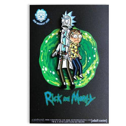 Zen Monkey: Rick and Morty Tangled in Lights - Rick and Morty Enamel Pin (ONLINE ORDER ONLY)