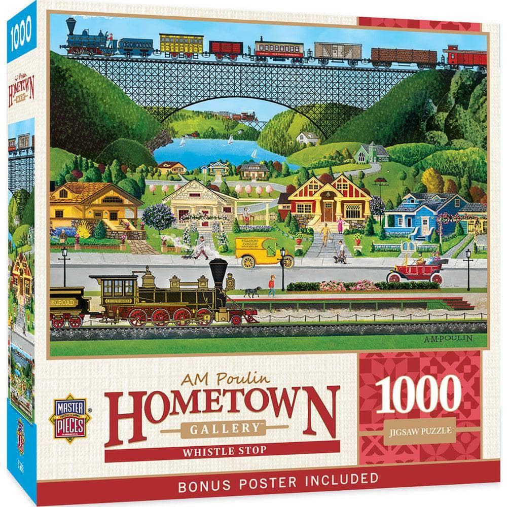 Hometown Gallery - Whistle Stop 1000 Piece Jigsaw Puzzle