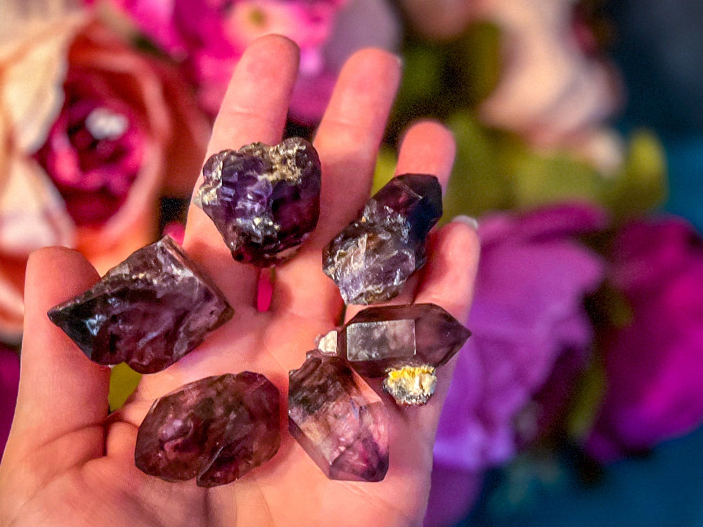 Raw Amethyst with Hematite Inclusions from Zimbabwe, Shangaan Amethyst (ONLINE ORDER ONLY)
