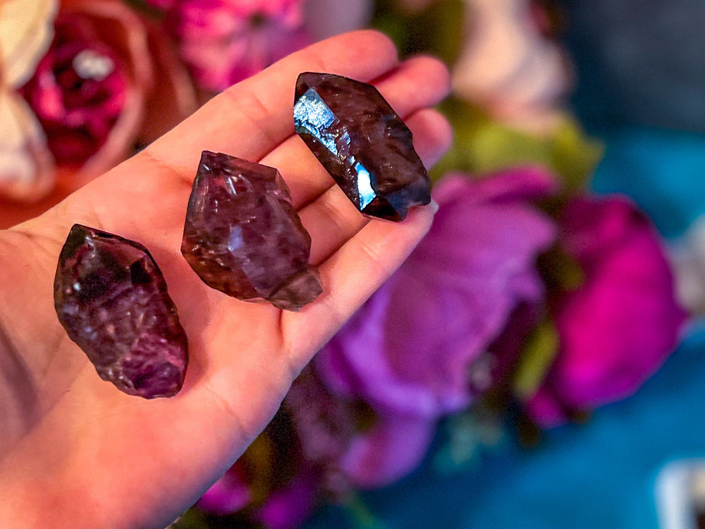 Raw Amethyst with Hematite Inclusions from Zimbabwe, Shangaan Amethyst (ONLINE ORDER ONLY)