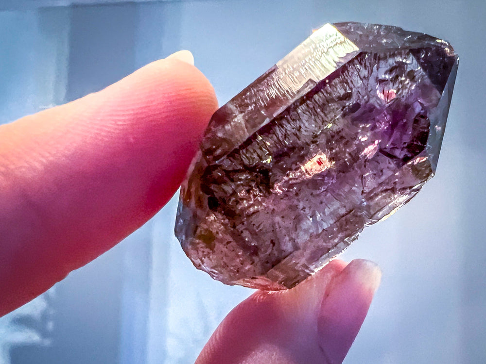 Raw Amethyst with Hematite Inclusions from Zimbabwe, Shangaan Amethyst (ONLINE ORDER ONLY)