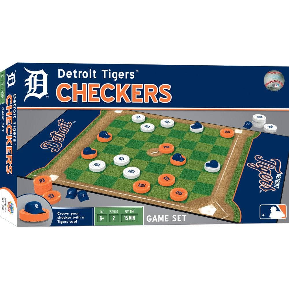 Detroit Tigers Checkers Board Game