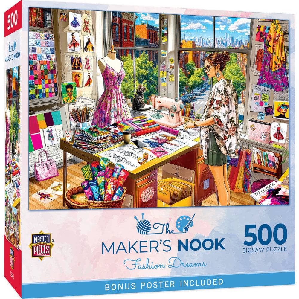 Maker's Nook - Fashion Dreams 500 Piece Jigsaw Puzzle
