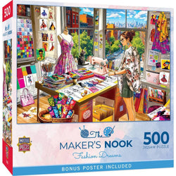 Maker's Nook - Fashion Dreams 500 Piece Jigsaw Puzzle