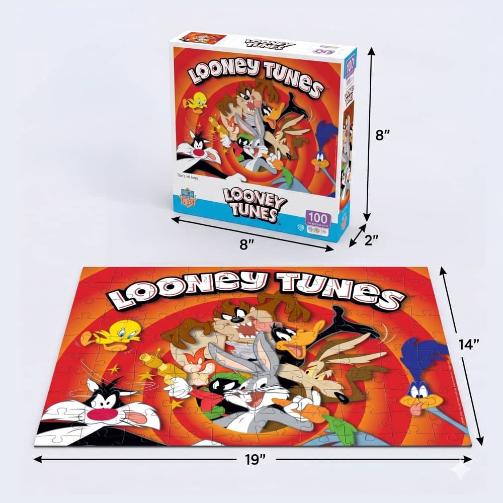 Looney Tunes - That's All Folks 100 Piece Jigsaw Puzzle