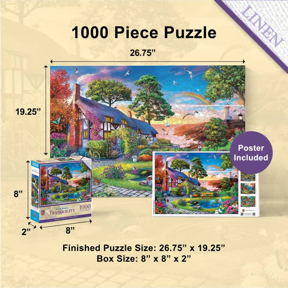 Tranquility - Rainbow 1000 Piece Jigsaw Puzzle