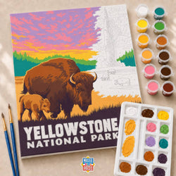 National Parks - Yellowstone Paint by Number