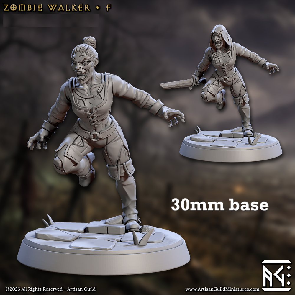 Zombie Walker: Sculpt F (Female Zombie) (ONLINE ORDER ONLY)