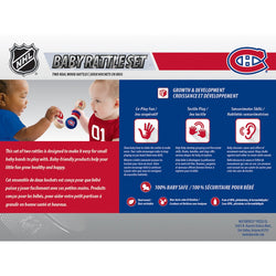 Montreal Canadiens - Baby Rattles 2-Pack (ONLINE ORDER ONLY)