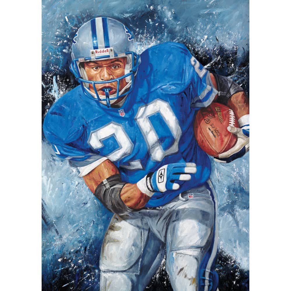 Legends of the Game - Barry Sanders 500 Piece Jigsaw Puzzle