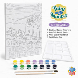 National Parks - Great Smoky Mountains Paint by Number