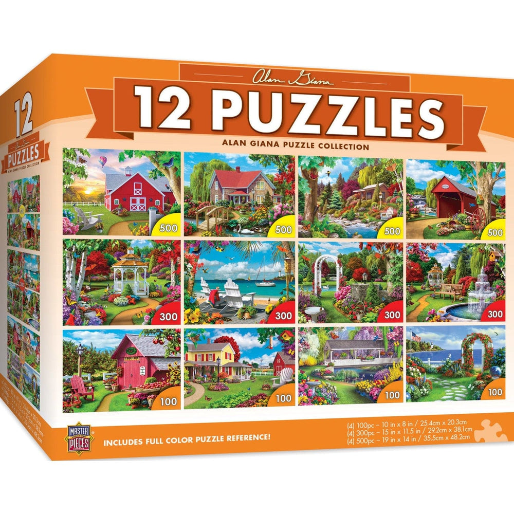 Alan Giana Jigsaw Puzzle Collection - 12-Pack