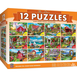 Alan Giana Jigsaw Puzzle Collection - 12-Pack