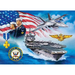 America's Navy - Anchors Away 1000 Piece Jigsaw Puzzle