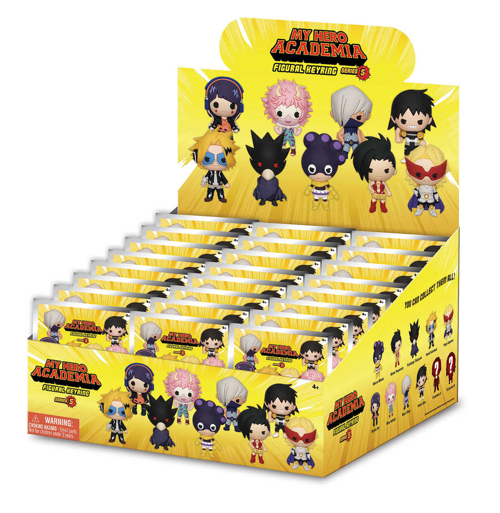 My Hero Academia Series 5 3D Foam Bag Clip Blind Mystery Bag (1 Bag)