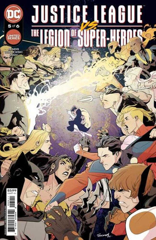 Justice League vs The Legion Of Super-Heroes #5 (Of 6) Cover A Scott Godlewski - Anime Imports LLC
