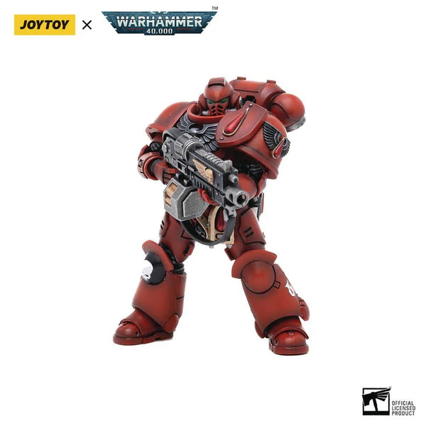 Joytoy Wh 40k Blood Angels Intercessors Bro Marine 2 1/18 Action Figure - Anime Imports LLC