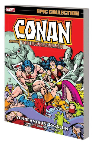 Conan Barbarian Epic Collector's Og Marvel Years TPB Vengeance Asgalun - Anime Imports LLC