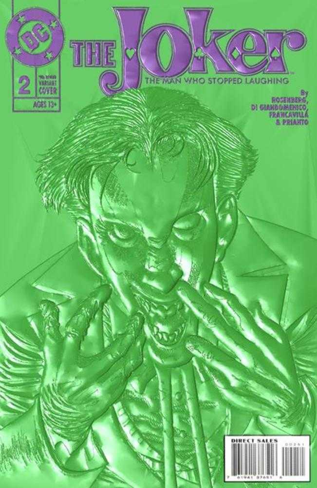 Joker The Man Who Stopped Laughing #2 Cover D Kelley Jones 90s Cover Month Foil Multi-Level Embossed Variant  Allocations May Occur - Anime Imports LLC