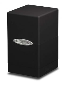 Satin Tower Deck Box: Black - Anime Imports LLC
